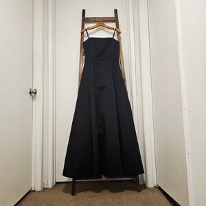 ABS Allen Schwartz Strapless Black Gown
